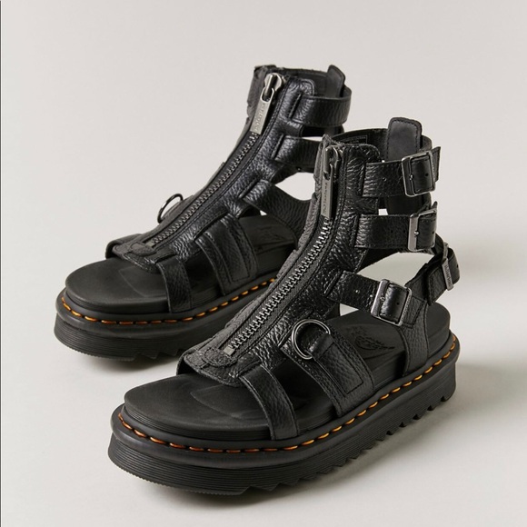 Dr. Martens Shoes - Dr. Martens Olson Zipped Leather Sandal